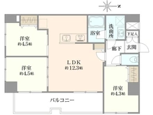 【東京都/足立区千住仲町】SSKグリーンパーク仲町 間取り図