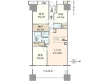 【東京都/荒川区南千住】トキアス 間取り図