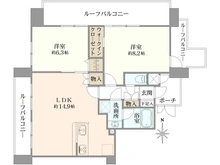 【東京都/足立区綾瀬】モリス綾瀬 間取り図