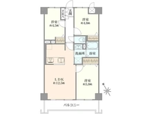 【埼玉県/春日部市中央】クラーク春日部壱番館 間取り図