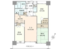 【東京都/江東区豊洲】藤和シティホームズ豊洲 間取り図