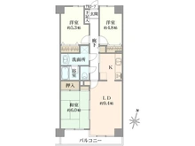 【東京都/足立区南花畑】グリーンパーク花畑VII 間取り図