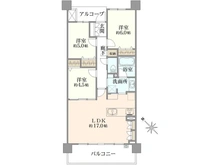 【東京都/足立区西新井栄町】ザ・ステージオガーデンフロントタワー 間取り図