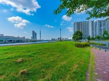 【東京都/足立区千住橋戸町】オーベルグランディオ千住大橋 都立汐入公園（現地より約2,000m）