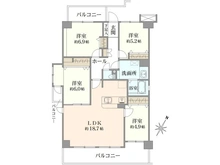 【埼玉県/草加市旭町】メイツ草加 間取り図