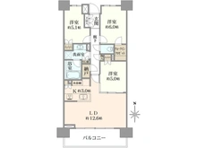 【東京都/足立区中川】パークホームズ亀有ガーデンズコート 間取り図