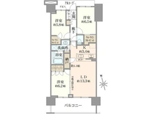 【東京都/足立区千住橋戸町】オーベルグランディオ千住大橋 間取り図