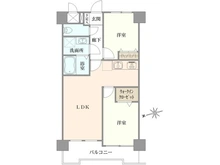 【東京都/葛飾区白鳥】セザールお花茶屋 間取り図