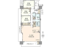 【東京都/荒川区南千住】東京フロンティアシティ アーバンフォートウエストブロック 間取り図