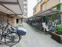 【東京都/足立区東保木間】デュオコート竹ノ塚 駐輪場
