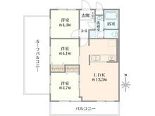 【東京都/足立区島根】ライオンズマンション西新井第二 間取り図