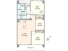 【東京都/足立区千住東】北千住パーク・ファミリア 間取り図