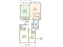 【東京都/葛飾区小菅】綾瀬ガーデンハウス 間取り図