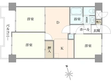 【東京都/葛飾区白鳥】セザールお花茶屋 間取り図