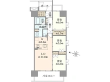 【東京都/足立区綾瀬】ヴェレーナ綾瀬 間取り図