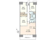 【東京都/足立区西保木間】ダイアパレス竹ノ塚II  間取り図