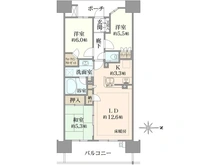 【東京都/葛飾区東金町】プラウドシティ金町ガーデン 間取り図