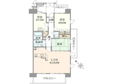 【東京都/足立区小台】グランシティレイディアントタワー 間取り図