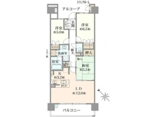 【東京都/足立区梅田】リライズガーデン西新井 スカイレジデンス 間取り図