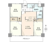 【東京都/足立区千住関屋町】プレール京成関屋駅前 間取り図