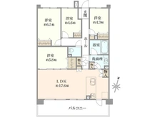 【東京都/江東区塩浜】クリオレジダンス東京 Dポート 間取り図