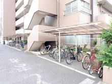 【東京都/足立区江北】エンゼルハイム鹿浜第6 駐輪場