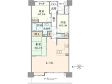 【東京都/足立区梅田】プラウドシティ梅島 間取り図