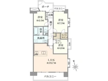 【東京都/荒川区南千住】東急ドエル・アルス千住 間取り図