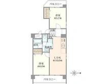 【東京都/荒川区東尾久】トーア東尾久マンション 間取り図
