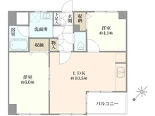 【東京都/荒川区荒川】レインボーメセナ 間取り図