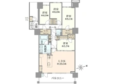 【千葉県/浦安市日の出】シーガーデン新浦安 C棟 間取り図