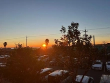 【千葉県/浦安市高洲】ザ・パークハウス新浦安マリンヴィラ テラスプラザ 眺望：前面棟なし、初日の出もご覧いただけます(※天候による)