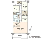 【千葉県/浦安市高洲】ザ・パークハウス新浦安マリンヴィラ テラスプラザ 間取り図