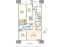 【千葉県/浦安市高洲】プラウド新浦安 間取り図