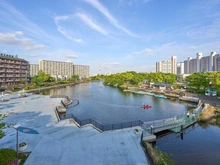 【東京都/江戸川区西葛西】リビオシティ西葛西親水公園 新左近川親水公園（現地より約650m）