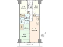 【東京都/江戸川区西葛西】西葛西ビューハイツ A棟 間取り図