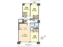【東京都/江戸川区清新町】シティコープ清新  15号棟 間取り図