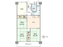 【東京都/江戸川区南葛西】なぎさニュータウン 7号棟 間取り図