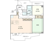 【東京都/江戸川区松江】ヴィルヌーブ一之江 間取り図