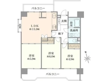 【千葉県/船橋市海神町】メゾン海神 間取り図