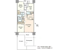 【東京都/江戸川区船堀】プラウドシティ船堀 間取り図