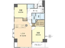 【東京都/台東区入谷】グランベル上野の杜 間取り図