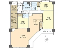 【東京都/江戸川区南葛西】モアクレスト南葛西 間取り図