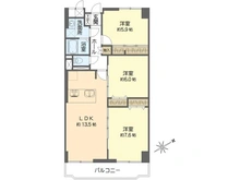 【東京都/江戸川区北葛西】西葛西ハイツ D棟 間取り図