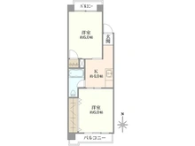 【東京都/江戸川区西葛西】葛西第4ウィーンハイツ 間取り図