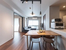 【神奈川県/横浜市西区花咲町】プラウド横浜桜木町 リビング・ダイニング