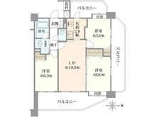 【千葉県/市川市新井】ローズガーデン浦安グランディール 間取り図