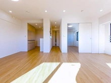 【東京都/江戸川区西葛西】ナイスパークフロンテージ西葛西 リビング・ダイニング：分譲時4LDK→3LDKへの間取り変更