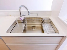 【東京都/江戸川区西葛西】ナイスパークフロンテージ西葛西 キッチン：シャワー水栓付きシンク