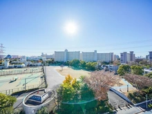 【東京都/江戸川区西葛西】ナイスパークフロンテージ西葛西 眺望：【リビングから】南側は防災公園が望めます